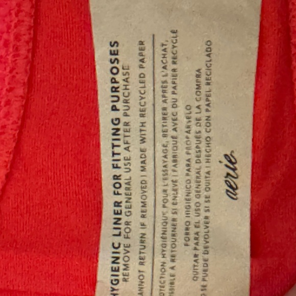 AA-468 Aerie NWT Pink Lined Summer Swim Bikini Bottoms Size L - Picture 7 of 12